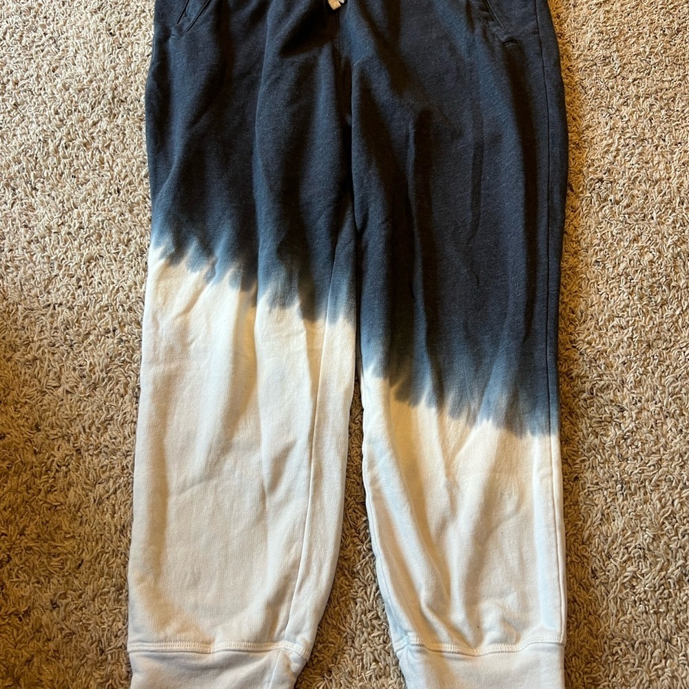 Livi Active Blue and White Sweatpants Relaxed Fit